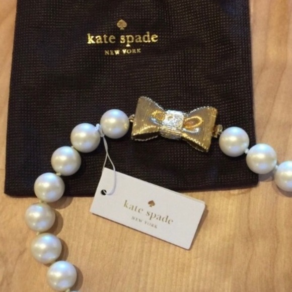 NWT KATE SPADE “All Wrap up in Pearls” NECKLACE - Picture 3 of 7